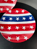 4-Piece Kohl’s American Flag Melamine Dinner Plates
