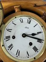 Schatz Vintage Ship’s Wheel Clock