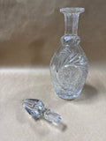 Heavy Clear Glass Decanter // 2 Available // Priced Individually