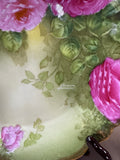 Handpainted Floral Decor Plate — Bavarian