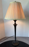 Textured Wrought Iron Table Lamp (WORKS)