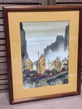Asian Junk Boat Print