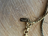 Monet Vintage Gold Tone Bib Necklace