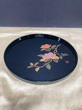 Japanese Inspired Lacquered Wooden Decorative Tray