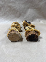 (A) Pair Of African Pende Mingangi Congo Raffi Wooden Figurines