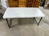 Adjustable Height Lifetime Folding Table