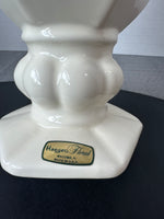(A) Haeger Vintage Cream Pottery Urn Vase