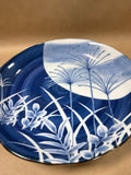 Asian Pottery White & Blue Bowl - Signed