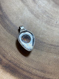 Sterling & Amber Pendant