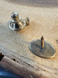 12K Gold Fill Oval Pin with Bail for Charm