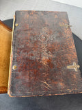 Antique 1851 Biblia Swedish Bible