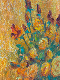 Original Textured Painting of Bouquet; Signed
