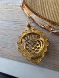 Monet Vintage Gold Tone Pendant