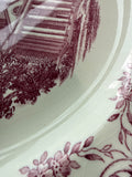Mulberry Transferware Wedgwood Wheaton College “The College Chapel” - Wedgewood (B)