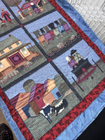 Amish Community Hand Made Crib Quilt