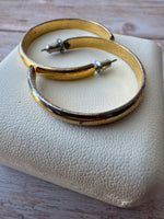 (C) Pair of Gold Tone Earrings