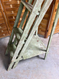 Rustic Distressed Painted Ladder Shelf