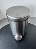 Simply Human Stainless Steel Small Touchless Trashcan