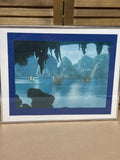Halong Bay in Vietnam Print - Simply Framed (Mat Is A Piece of Paper)