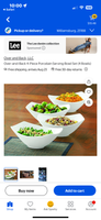 Over and Back Sides 4-Piece White Porcelain Bowls in Box