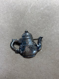 Sterling Hand & Hammer Teapot Pin