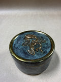 Bautista Cast Metal Mermaid & Koi Lidded Trinket Box