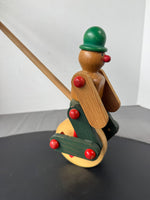 European Vintage Wooden Push Along Toy