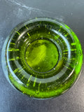 Green Bubble Art Glass Tea Light Candle Holder (2 AVAILABLE—PRICED INDIVIDUALLY AT $10 EACH)