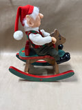 ZIMs The Elves Themselves Elf With Rocking Horse (C)