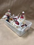 (A)Lot Of Pier 1 Straw Dog Ornaments — 7 Ornaments