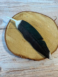 Pair of Vintage Feather Brooches