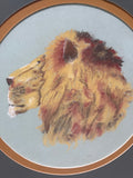 Pastel Drawing of a Lion by Kerry Jenkins; Signed
