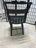 Nichols & Stone Black Hitchcock Style Arm Chair