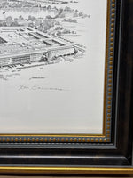 The Pentagon Sketch by Don Cannavaro; Signed Print