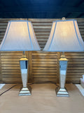 Pair of Mirrored Table Lamps