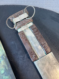 Tuareg Vintage West African Etched Dagger in Sheath