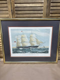 Clipper Ship “Shannon” 1450 Tons Engraved Print