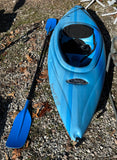 Pelican Pursuit 80 SE 8FT Single Person Kayak with Paddle Oar