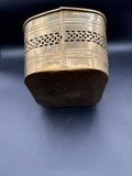 (A) Brass Square Basket