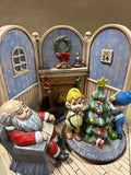 Santa Claus Scioto Molds Music Box WORKS