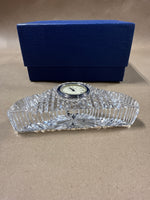 Small Tipperary Crystal Desk Clock With Box