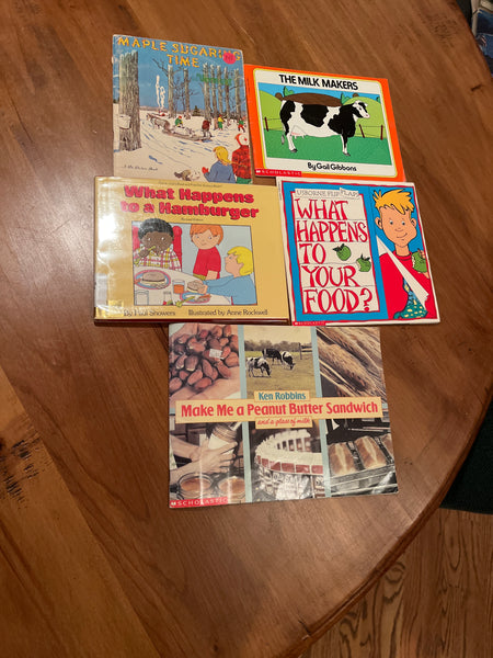 Homeschooling Book Lot I, Science/Food, 5 books