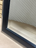 Black Square Beveled Mirror