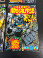 (F) Lot of 4 Marvel The Rise of the Apocalypse Complete Set Comics