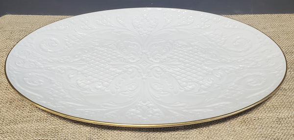 Lenox Embossed Oval Serving Platter