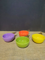 4 Piece Dept 56 Glitz Ornament Dipping Bowl Set (2 SETS AVAILABLE PRICED INDIVIDUALLY AT $12 Each)
