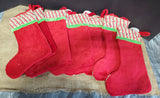 Lot of Ganz Initial Stockings