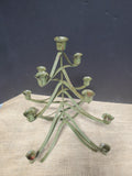 Vintage Metal Christmas Tree Tapered Candle Holder