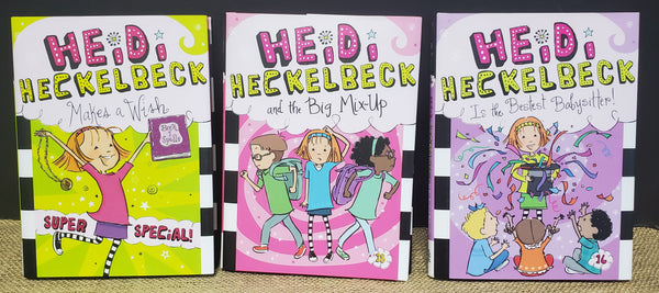 3 Piece Set of Heidi Hecklebeck Books