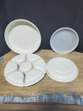 Pair of Vintage Tupperware Divided Serving Dishes